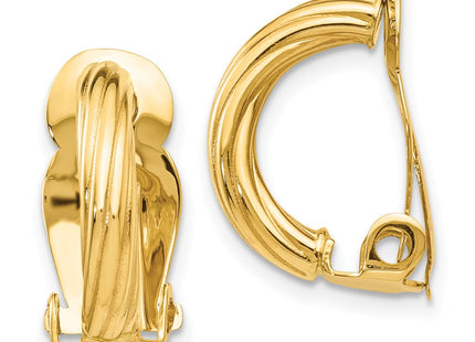 14k Yellow Gold Earrings Style Z915 - Classique Jewelry Inc.