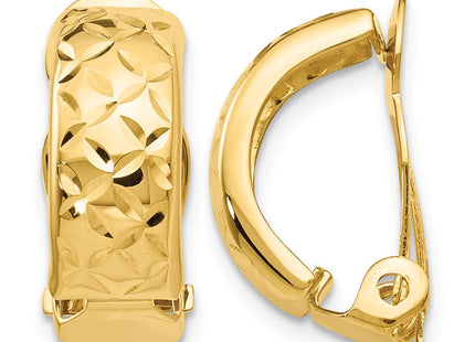 14K gold earrings