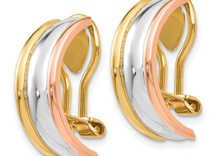 14k Tri-Color Jewelry Style Z921 - Classique Jewelry Inc.