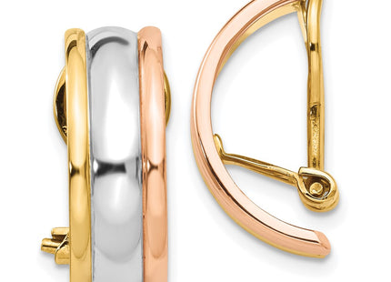 14k Tri-Color Jewelry Style Z921 - Classique Jewelry Inc.