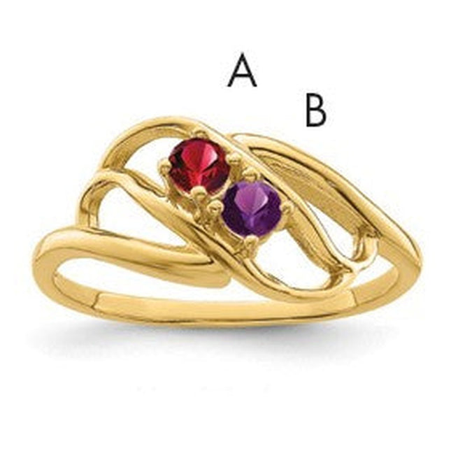 14K gold mother ring