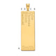 14K Yellow Gold 4 Name Family Pendant