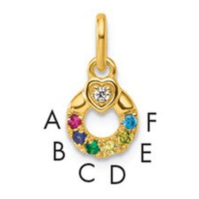 14k Yellow Gold Pendants Style PM10729 - Classique Jewelry Inc.
