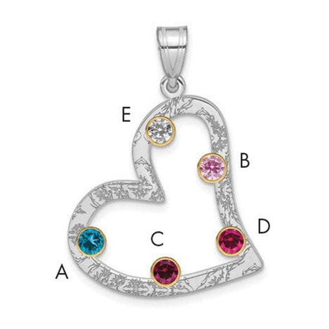 Sterling Silver Pendants Style QMP2 - Classique Jewelry Inc.