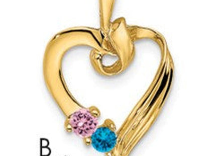 10K gold family pendant