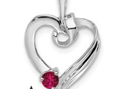 14K white gold family pendant