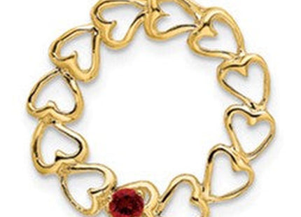 14K gold family pendant