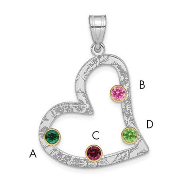 Sterling Silver Pendants Style QMP2 - Classique Jewelry Inc.