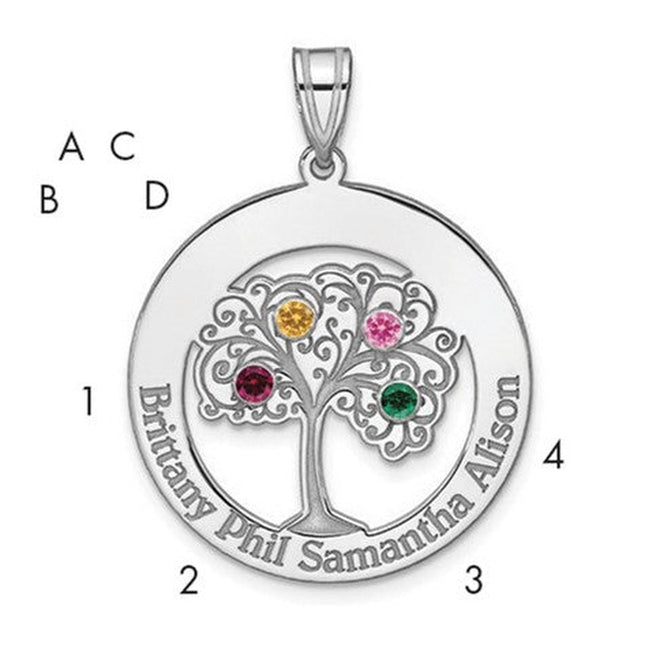 Sterling Silver Pendants Style QMP10 - Classique Jewelry Inc.