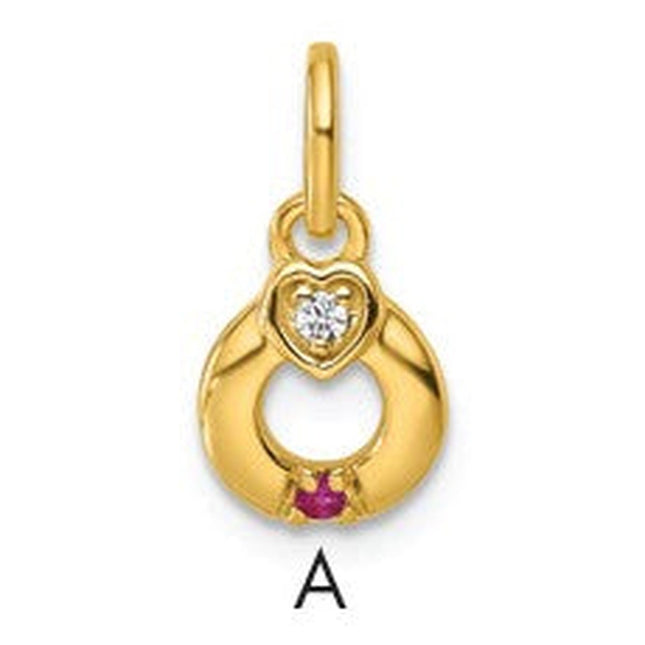 14k Yellow Gold Pendants Style PM10729 - Classique Jewelry Inc.
