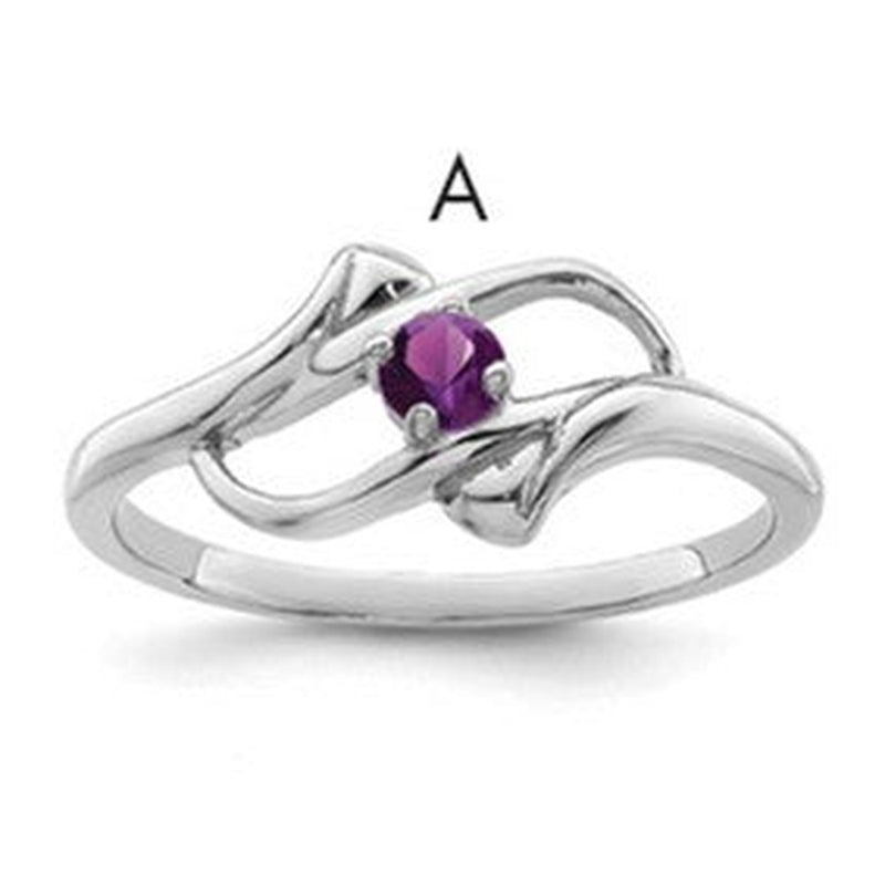 Sterling silver family ring