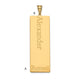 14K Yellow Gold 1 Name Family Pendant