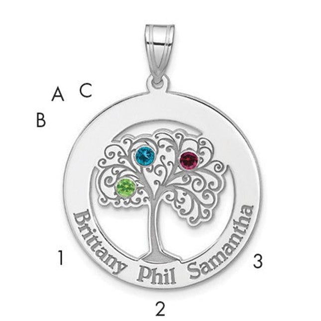 Sterling Silver Pendants Style QMP10 - Classique Jewelry Inc.