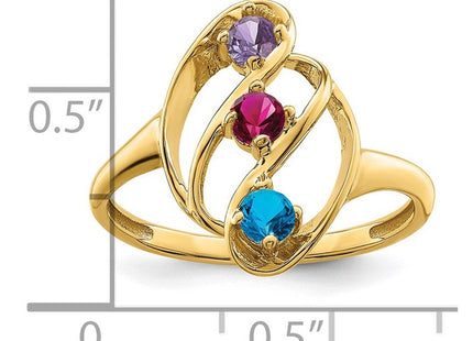 14k Yellow Gold Rings Style XMR3 - Classique Jewelry Inc.