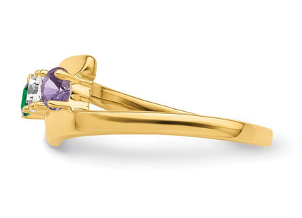14k Yellow Gold Rings Style XMR16 - Classique Jewelry Inc.