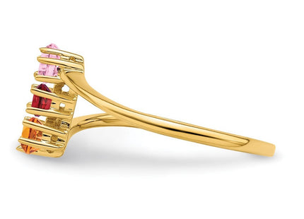 14K gold mother ring, alternate view