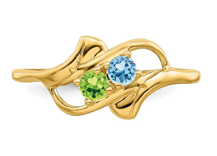 14K gold mother ring, another view