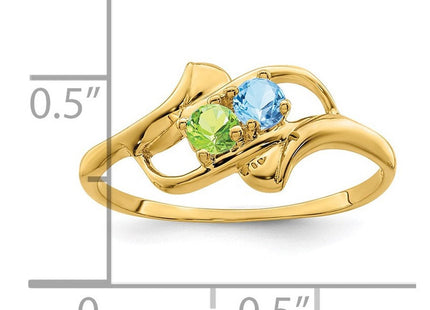 14K gold mother ring, further view