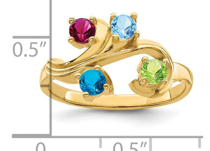 14K gold mother ring, further view