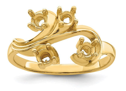 14K gold mother ring, additional view