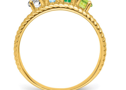 14k Yellow Gold Rings Style XMR8 - Classique Jewelry Inc.