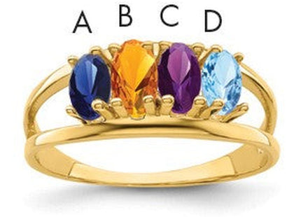14K gold mother ring