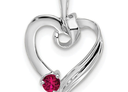 14K white gold family pendant, alternate view