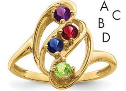 14K gold mother ring