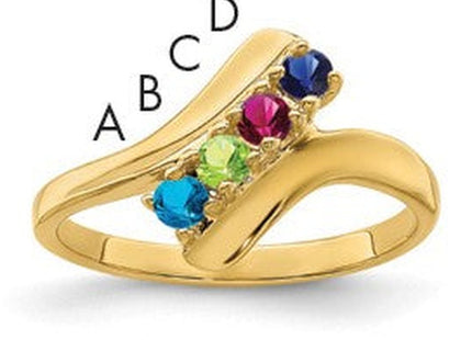 14K gold mother ring