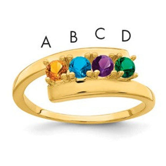 14K gold mother ring