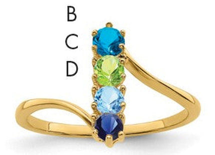 14K gold mother ring