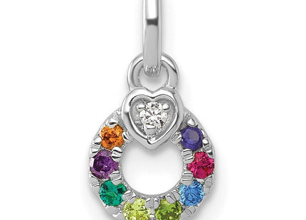 14K gold birthstone pendants & charm, alternate view
