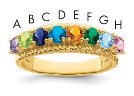 14K gold mother ring