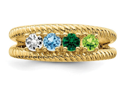 14k Yellow Gold Rings Style XMR8 - Classique Jewelry Inc.