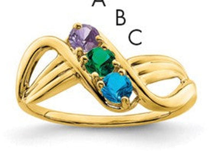 14k Yellow Gold Rings Style XMR12 - Classique Jewelry Inc.