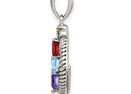14k/Silver Two-Tone Pendants Style QMPD26 - Classique Jewelry Inc.