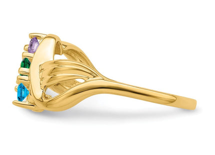 14k Yellow Gold Rings Style XMR12 - Classique Jewelry Inc.