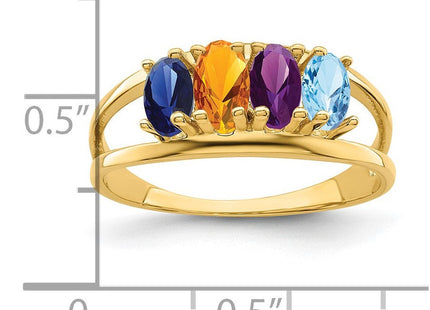 14k Yellow Gold Rings Style XMR2 - Classique Jewelry Inc.
