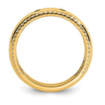 14K 2 Genuine Birthstone and Diamond Mother's Ring view