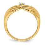 14K 1 Genuine Stone Family Ring view