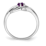 Sterling Silver Rhodium-plated Genuine Stone Family Jewelry Ring view 3
