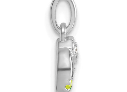 14K gold birthstone pendants & charm, another view