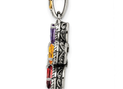 14k/Silver Two-Tone Pendants Style QMPD20 - Classique Jewelry Inc.