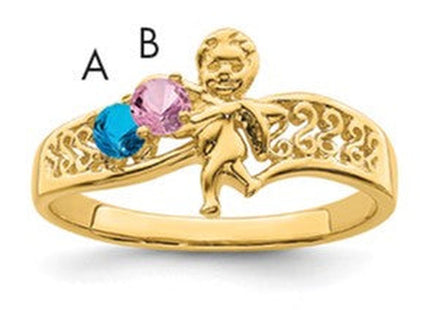 14k Yellow Gold Rings Style XMR18 - Classique Jewelry Inc.