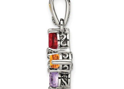 14k/Silver Two-Tone Pendants Style QMPD23 - Classique Jewelry Inc.