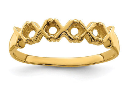 14k Yellow Gold Rings Style XMR17 - Classique Jewelry Inc.