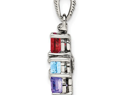 14k/Silver Two-Tone Pendants Style QMPD24 - Classique Jewelry Inc.