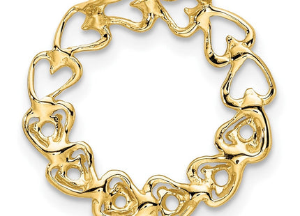 14K gold family pendant, further view