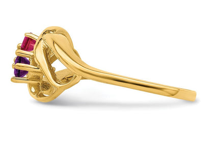 14K gold mother ring, further view