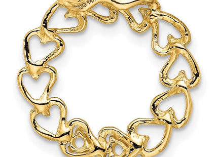 14K gold family pendant, further view